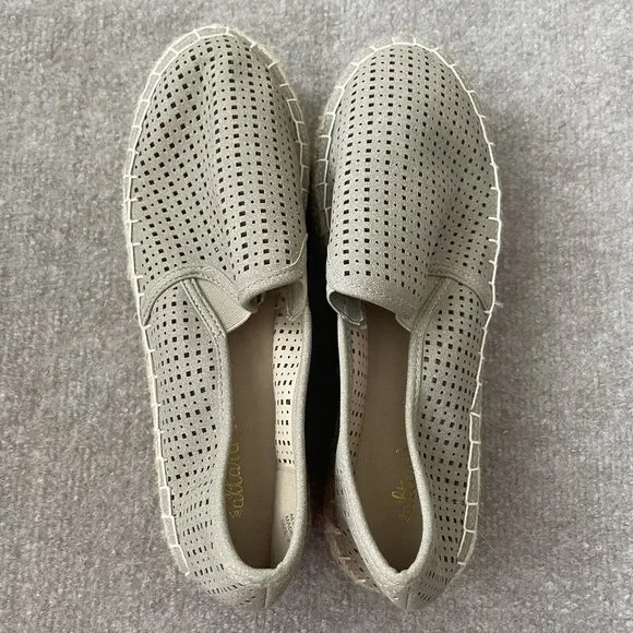 Altar'd State Sandals Womens 8 Beige Platform Espadrille Shoes Casual Summer - Picture 5 of 12